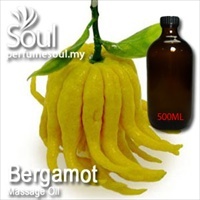 Massage Oil Bergamot - 500ml - Click Image to Close
