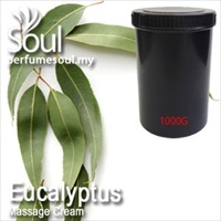 Massage Cream Eucalyptus - 1000g - Click Image to Close