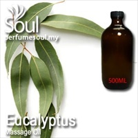 Massage Oil Eucalyptus - 500ml - Click Image to Close