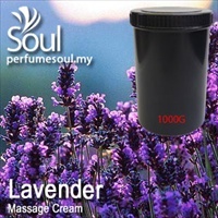 Massage Cream Lavender - 1000g - Click Image to Close