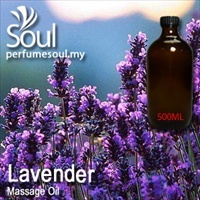 Massage Oil Lavender - 500ml - Click Image to Close