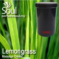 Massage Cream Lemongrass - 1000g - Click Image to Close