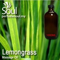 Massage Oil Lemongrass - 1000ml - Click Image to Close