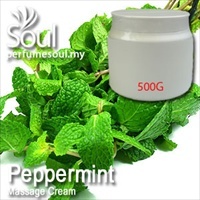 Massage Cream Peppermint - 500g - Click Image to Close