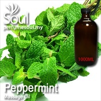 Massage Oil Peppermint - 1000ml - Click Image to Close