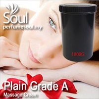 Massage Cream Plain Grade A - 1000g - Click Image to Close