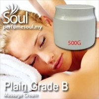 Massage Cream Plain Grade B - 500g - Click Image to Close