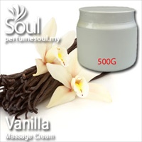 Massage Cream Vanilla - 500g